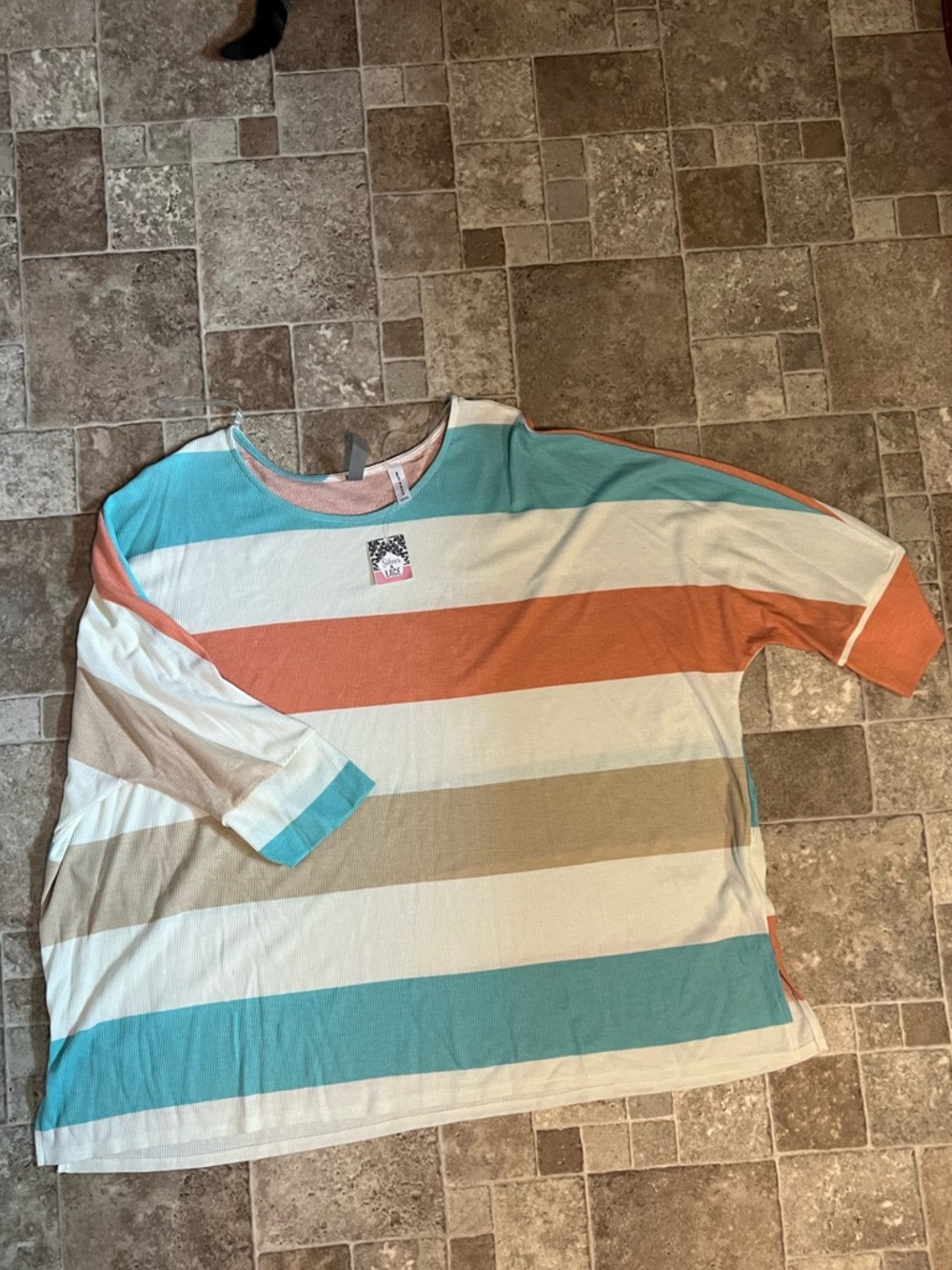 Honeyme Curvy XXXL Striped Women’s Top